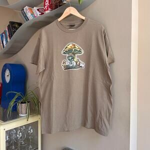 Vintage Alien Mushroom Anime Shirt